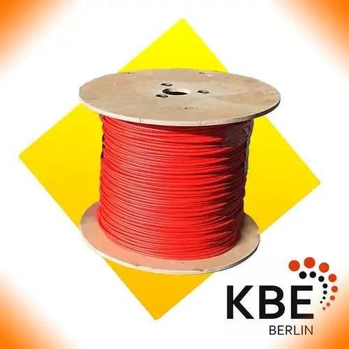 Кабель для сонячних панелей 6мм2 червоний KBE Німеччина